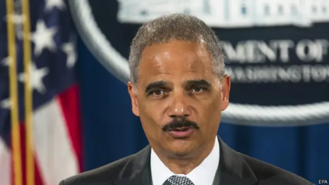 El fiscal general de Estados Unidos, Eric Holder