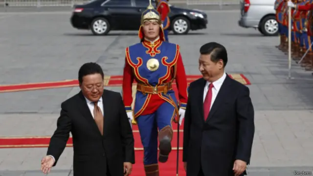 這是中國國家主席11年來首次訪問蒙古