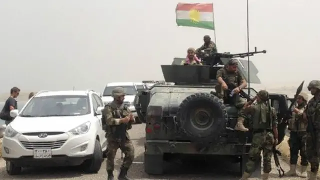 نیروهای کرد و دولت عراق ازحمایت جنگنده و پهپادهای آمریکایی برخوردارند