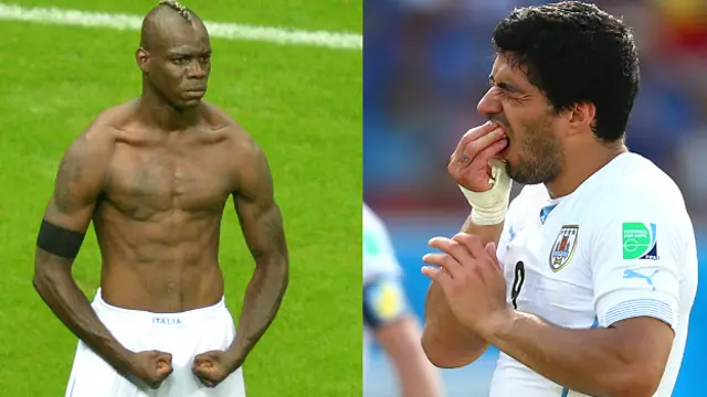 Luis Suárez Mario Balotelli