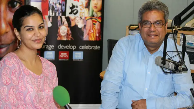 मंदिरा नैय्यर, रेहान फ़ज़ल के साथ