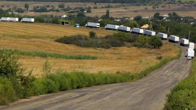 لوېدیځ کې داسې اندېښنې شته چې ګواکې روسیه غواړي پر ختیځ اوکراین د بشري مرستو په پلمه یرغل وکړي