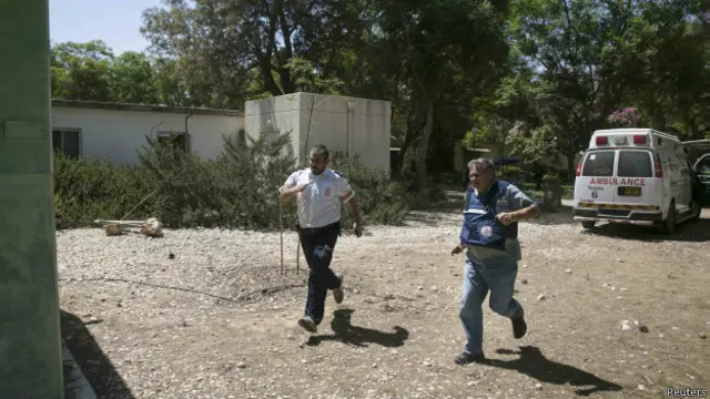 Las sirenas avisaron de la caída de morteros sobre Israel.