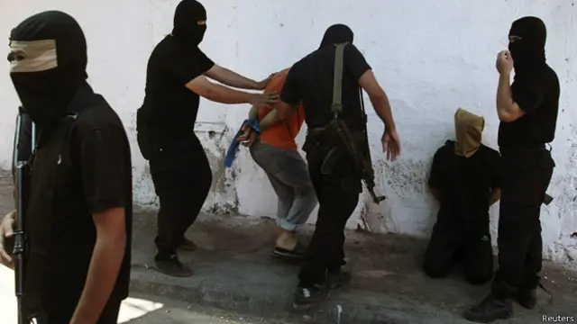 Расстрел палестинцев в Газе