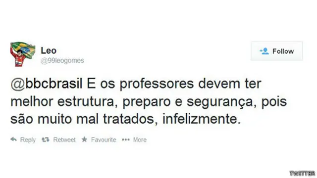 Pelo Twitter, @leogomes também se posicionou sobre o tema