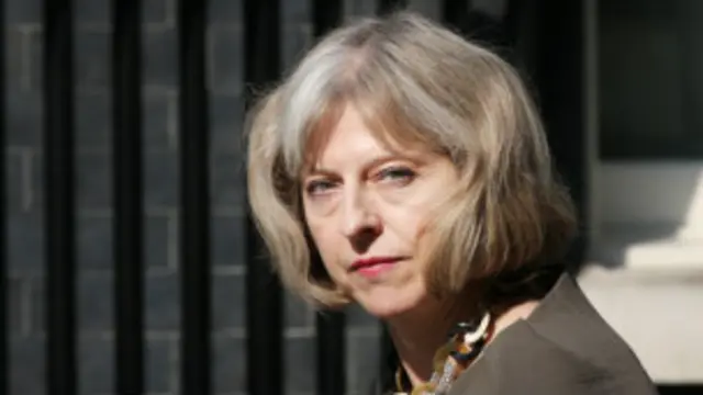 英国内政大臣特蕾莎·梅