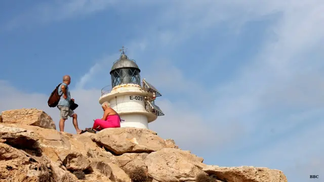 भूमध्य सागर का एक टापू फोरमेनटेरा द्वीप