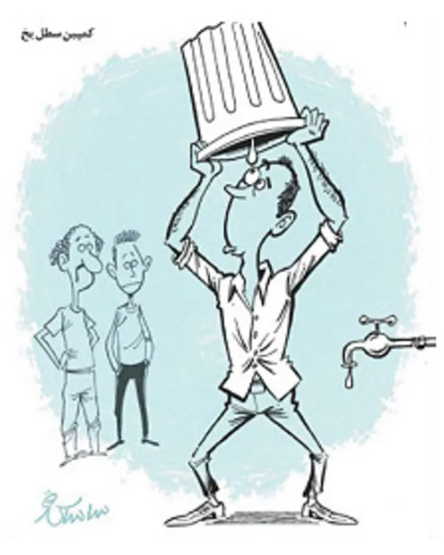 کارتون ساسان خادم، شرق