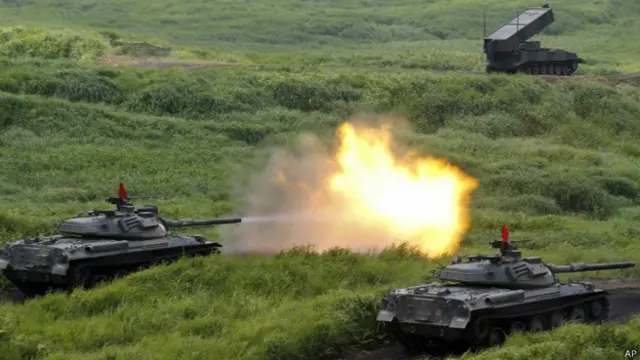 जापान, युद्ध अभ्यास