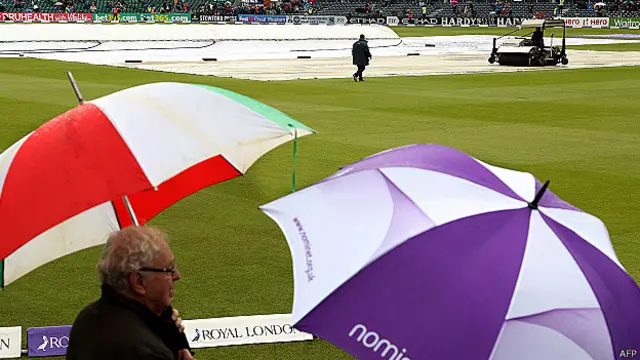 ब्रिस्टल, वनडे, बारिश