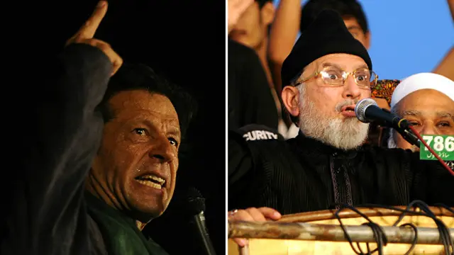عمران خان اور ڈاکٹر طاہرالقادری