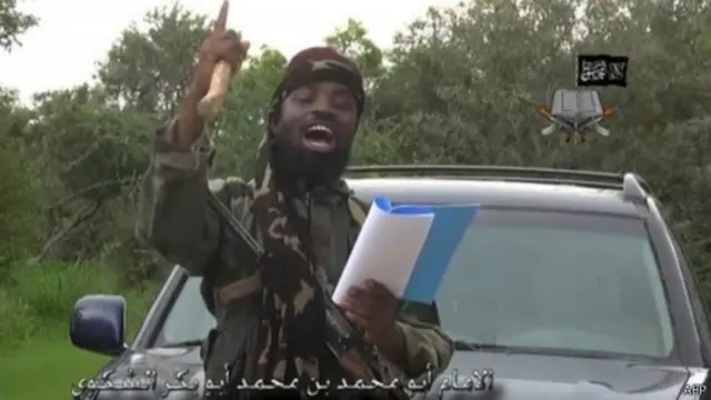 ابوبکر شکوی، رهبر بوکوحرام در این ویدئو تشکیل حکومت اسلامی را در شمال نیجریه اعلام کرد
