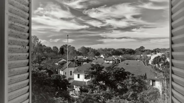 Vista al barrio de Agronomía desde la habitación de Cortázar