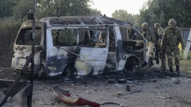 Обстрел в Иловайске