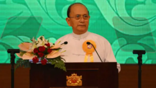 ကြံ့ခိုင်ဖွံ့ဖြိုးရေး ပါတီမှာ ဦးသိန်းစိန် နဲ့ အားပြိုင်သူ တွေရှိနေတယ် လို့ဆို