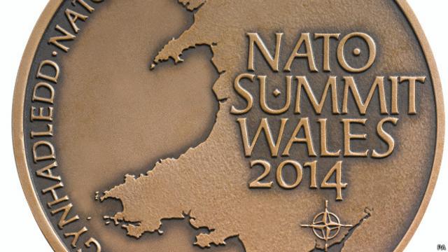 Памятная монета к саммиту НАТО2014 года в Уэльсе