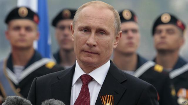 Президнт РФ Владимир Путин в Севастополе
