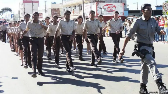 Colégio Militar Fernando Pessoa em Valparaíso - GO / Crédito: Divulgação CPMG Fernando Pessoa