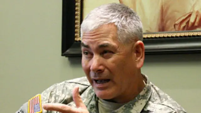 جنرال ډیمپسي دا مهال په کابل کې دی چې له امریکايي جنرال جوزیف ډنفورډ نه به جنرال جان کمبل ته د قوماندې په مراسمو کې برخه واخلي.