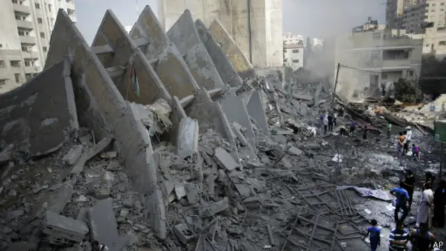 Kerusakan di Gaza