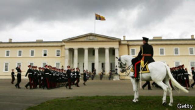 Desfile militar en Sandhurst