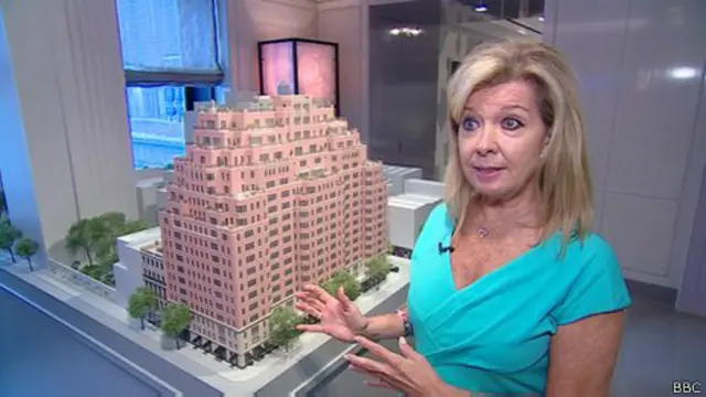 Agente inmobiliaria en Nueva York.