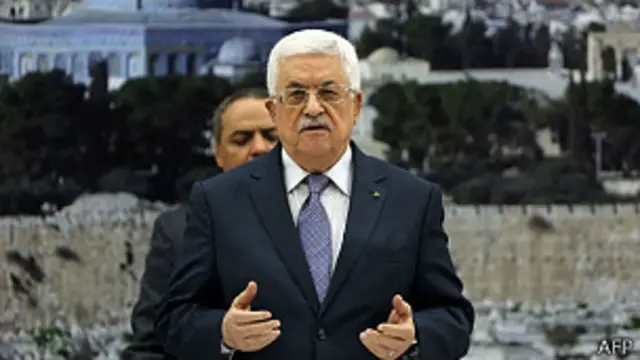 फ़लस्तीनी नेता महमूद अब्बास 
