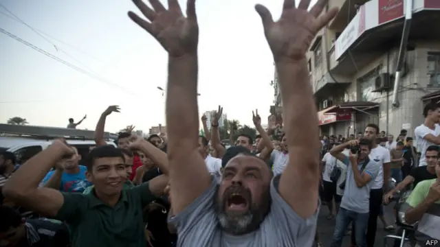 Жители Газы