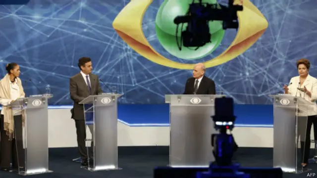 Primeiro debate entre os presidenciáveis / AFP