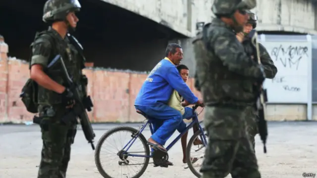 Soldados no Rio (Getty)
