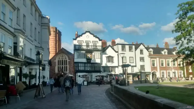 Devon əyalətinin Exeter şəhəri