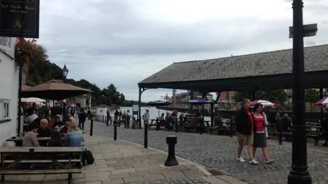 Devon əyalətinin Exeter şəhərindən görüntülər