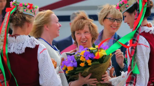 На європейських гостей, які давно не були у Мінську, чекав теплий прийом