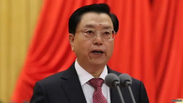 中国全国人大委员长张德江