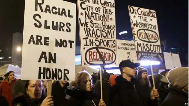 protesta del nombre de los Redskins