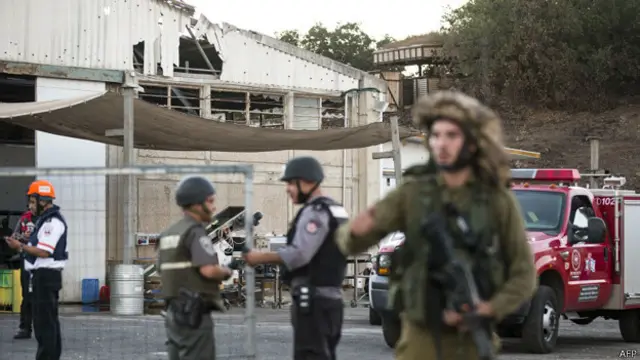 Una ronda de morteros cayó en la zona ocupada por Israel.