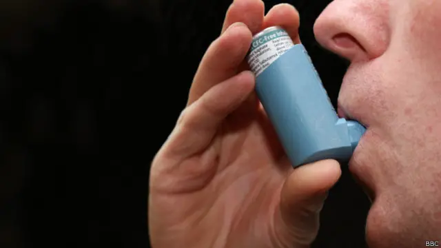 Inalador | Crédito: BBC