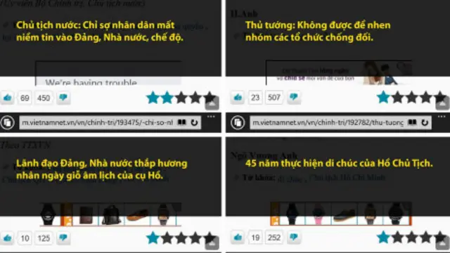 Các bài báo trên VietnamNet bị 'Không thích' nhiều hơn 'Thích'