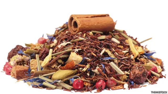 Especias y hierbas para té