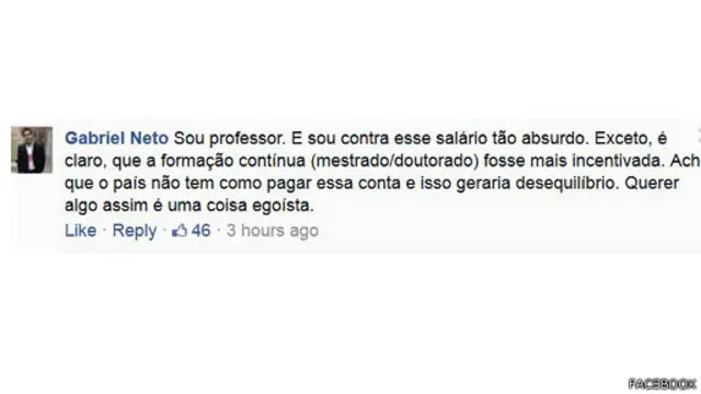 Para professor ouvido pelo Facebook da BBC Brasil, salário almejado por Buarque seria inviável