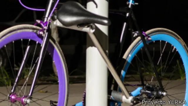 Bicileta "inrobable" del proyecto YERKA