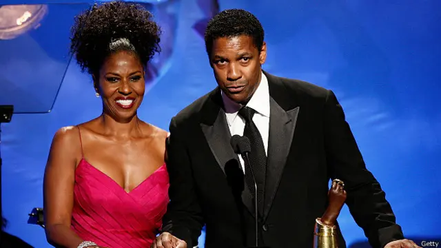 Denzel Washington y Pauletta Pearson