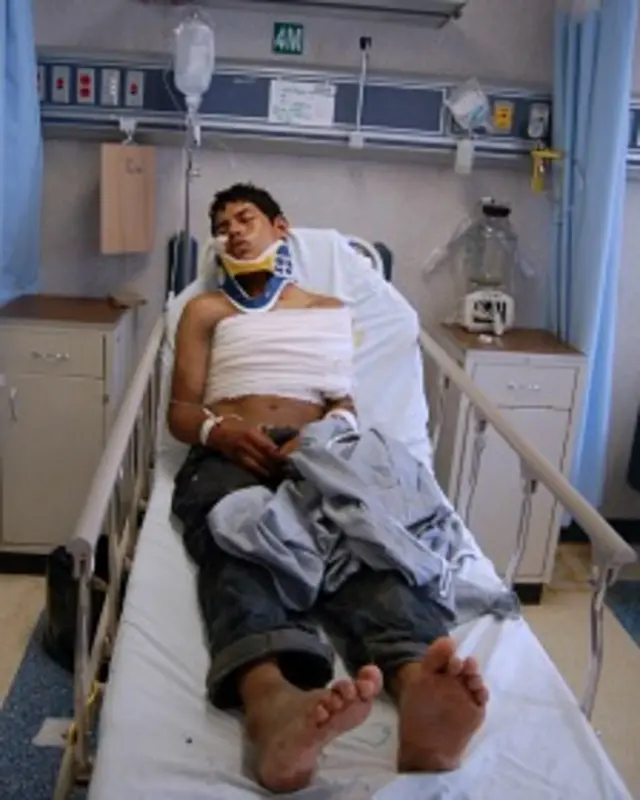 El joven ecuatoriano Luis Freddy Lala es el único sobreviviente que ha revelado su identidad. Foto Getty Images.