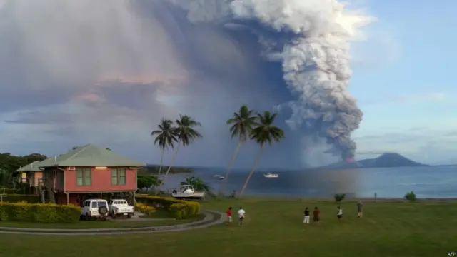 ज्वालामुखी विस्फोट, पापुआ न्यू गिनी