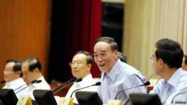 王岐山表示要讓官員不敢貪、不想貪。