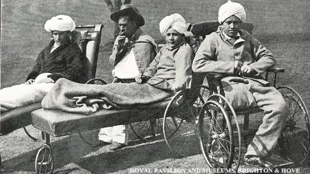 प्रथम विश्व युद्ध में भाग लेने वाले भारतीय सैनिक