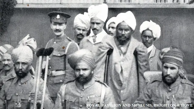 प्रथम विश्व युद्ध में भाग लेने वाले भारतीय सैनिक