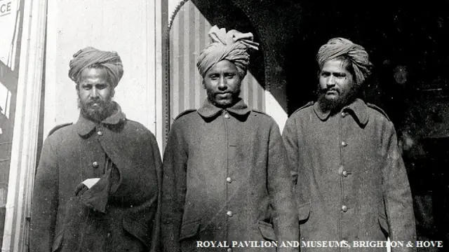 प्रथम विश्व युद्ध में भाग लेने वाले भारतीय सैनिक