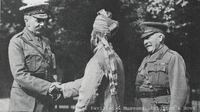 प्रथम विश्व युद्ध में भाग लेने वाले भारतीय सैनिक