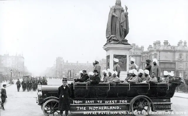 प्रथम विश्व युद्ध में भाग लेने वाले भारतीय सैनिक